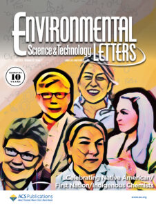 Cover artwork created by Lisa Vila, celebrating Native chemists.